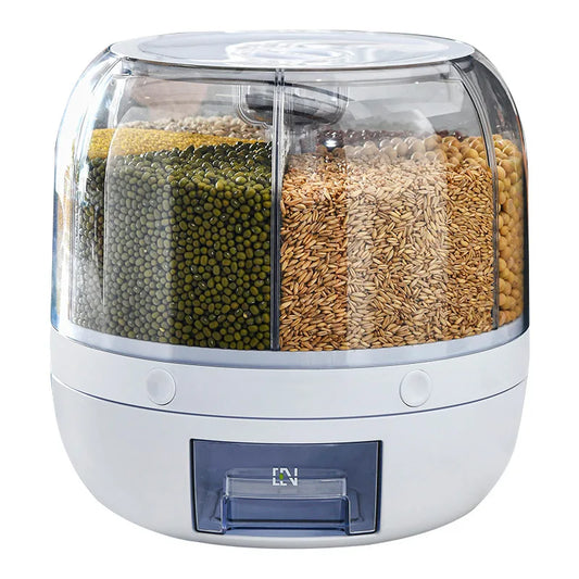 360 GEGREE ROTATING DISPENSER, SEAED DRY, RICE, GRAIN, CEREAL