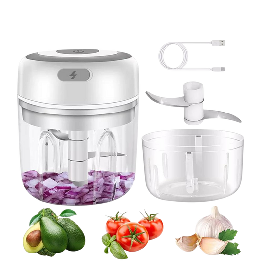 ELECTRIC FOOD CHOPPER, GARLIC PRESS, MEAT MINCER, BLENDER & MIXER WITH 100 ML CUP FREE